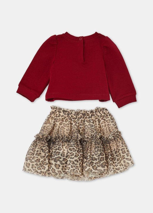 LIU JO COMPL. FELPA+GONNA TULLE