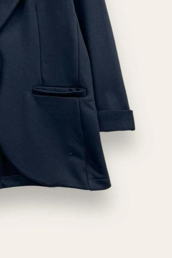 LOVEme Giacca in felpa con un bottone