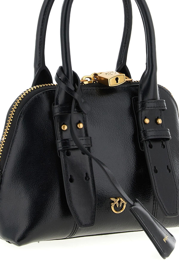 PINKO BOWLING BAG ZIP MINI PELLE NAP