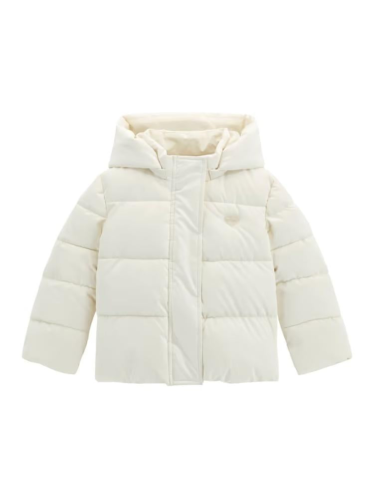 GUESS HOODED LS PADDED PUFFER W/ZIP