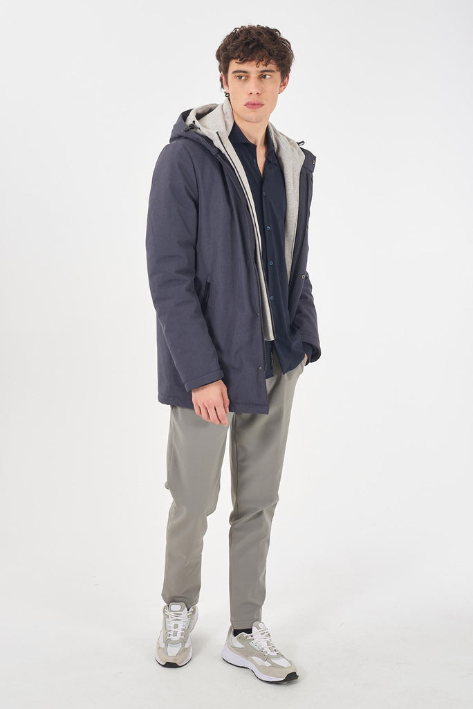 YES ZEE CAPPOTTO UOMO CON TRAPUNTATURA INTERNA