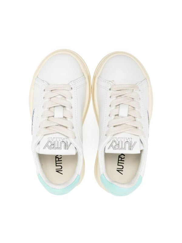 AUTRY DALLAS KIDS  LOW KID LEAT/LEAT WHT/TURQ