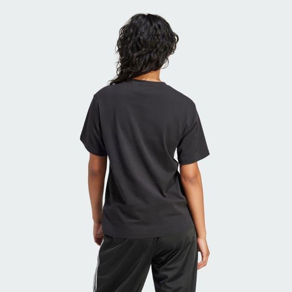 ADIDAS ORIGINALS TREFOIL TEE         BLACK