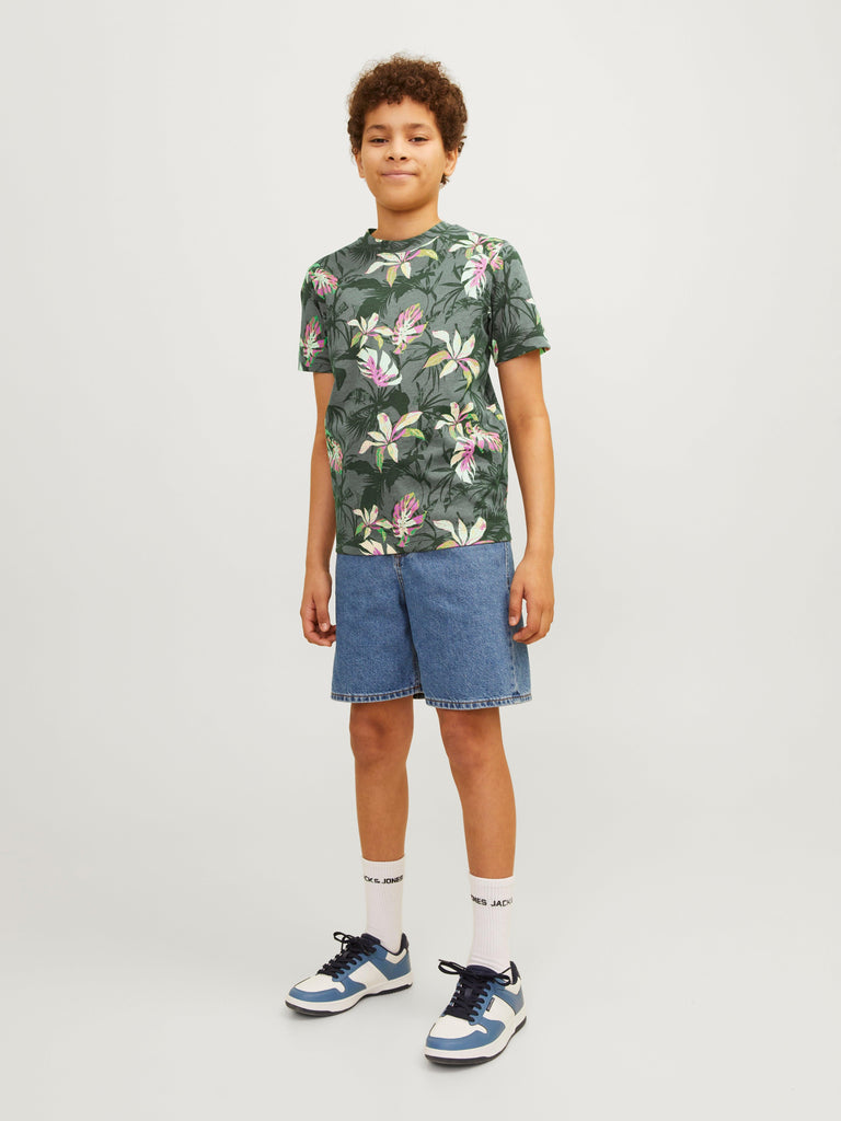 JACK JONES KIDS JORTAMPA AOP TEE SS CREW NECK JNR
