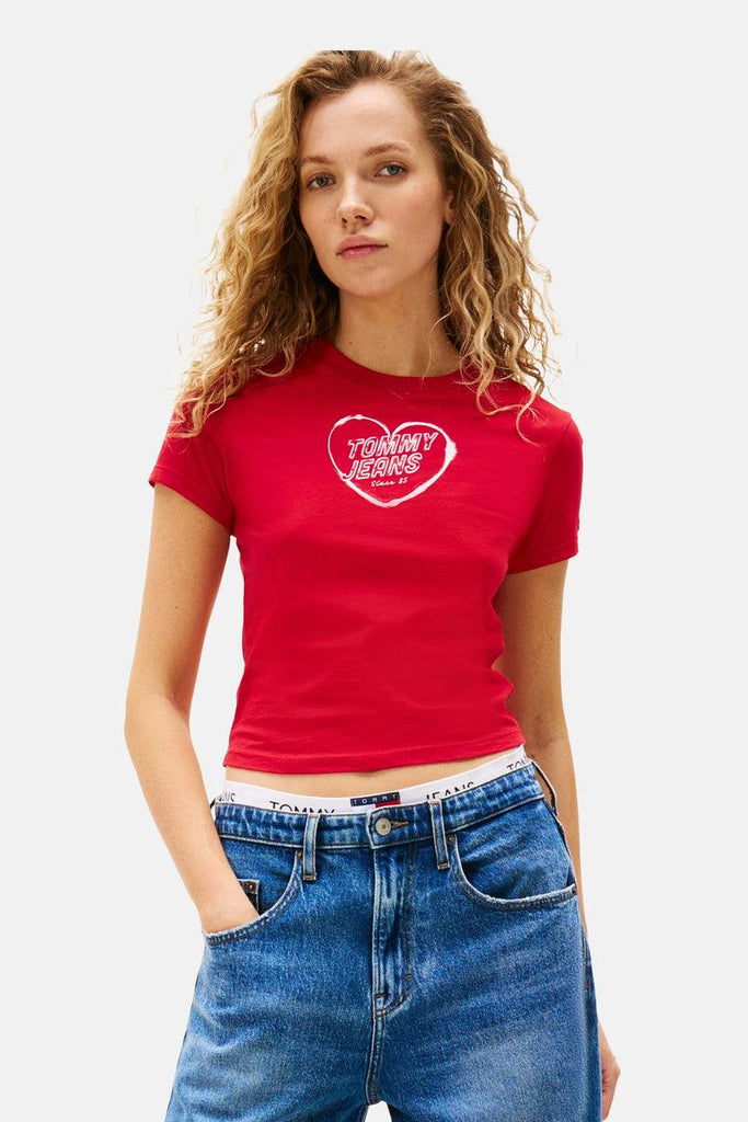 TOMMY JEANS TJW SLIM SH HEART TE