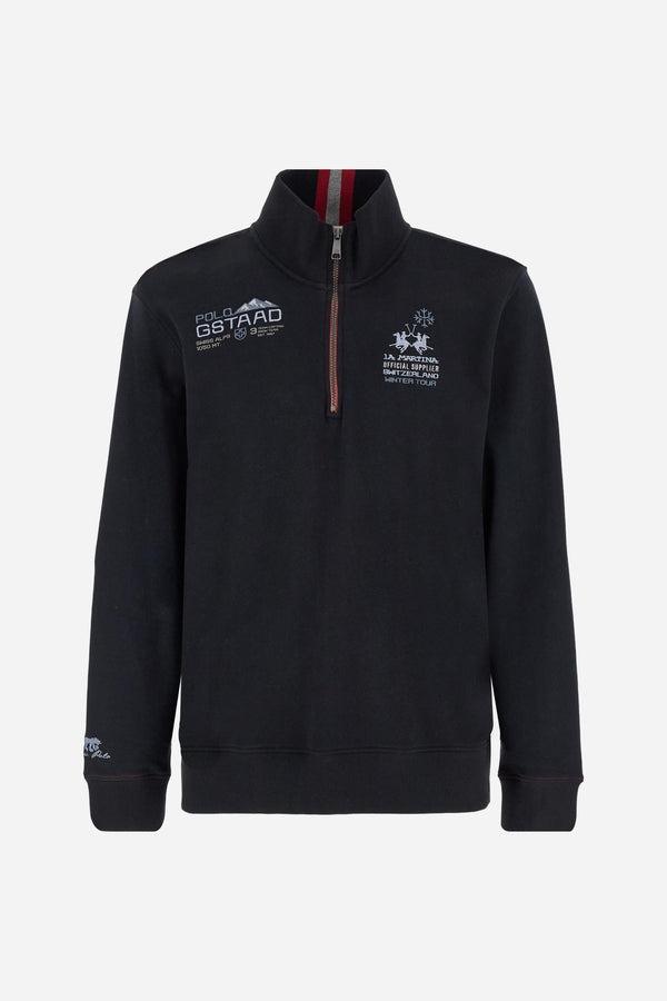 LA MARTINA MAN HALF ZIP SWEATSHIRT HEAVY
