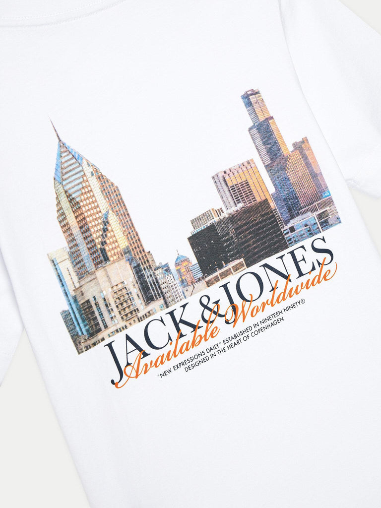 JACK JONES KIDS JORBOSTON PHOTO TEE SS CREW NECK JNR
