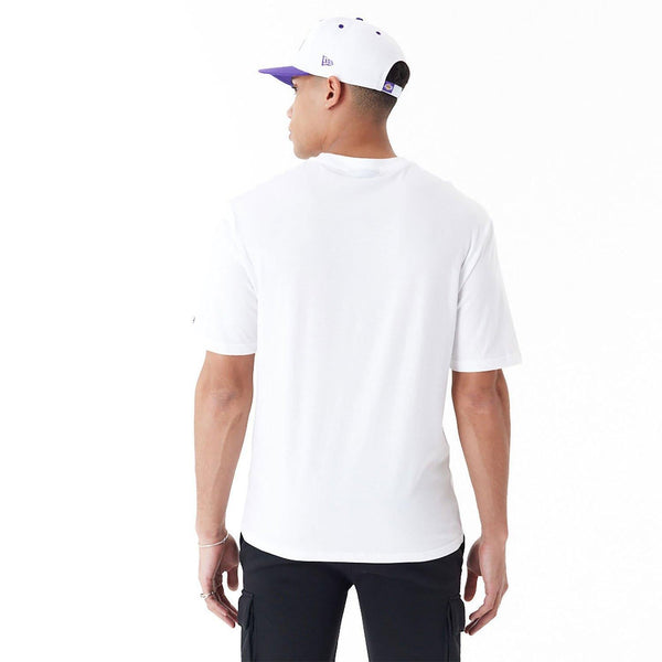 NEW ERA NBA PLAYER GRAPHIC OS TEE LOSLAK  WHITRP