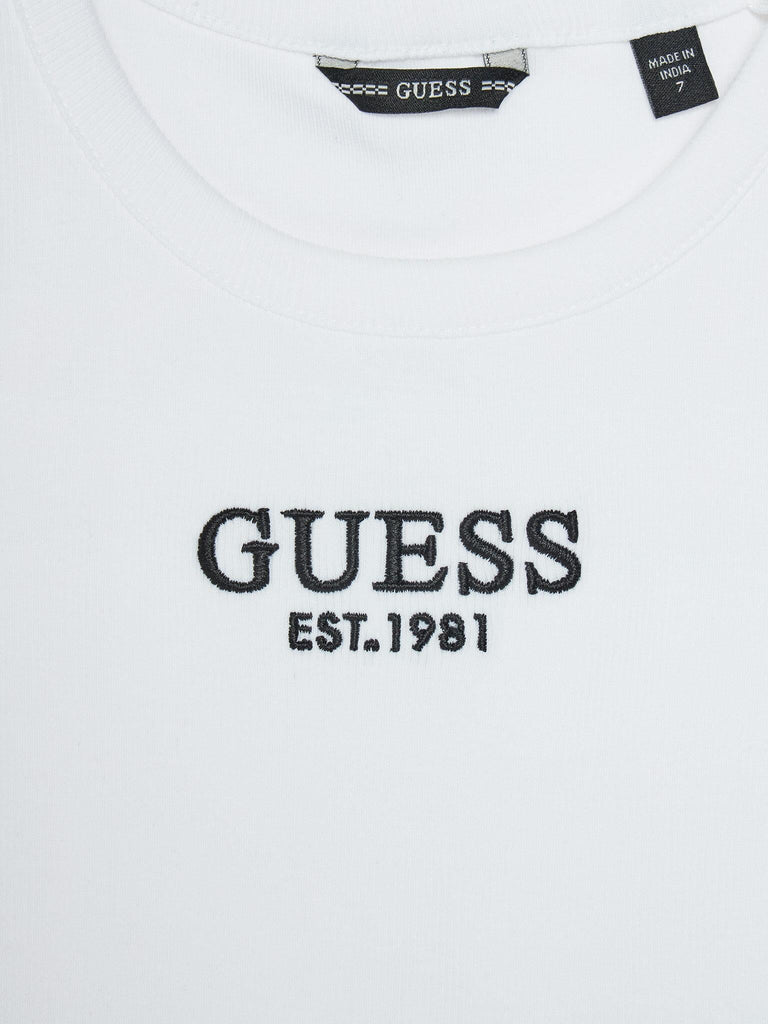 GUESS RIB MIDI SL T-SHIRT