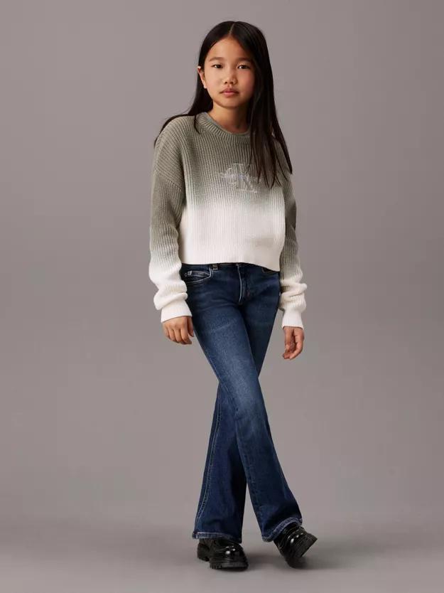 CALVIN KLEIN JEANS MR FLARE DARK BLUE DENIM