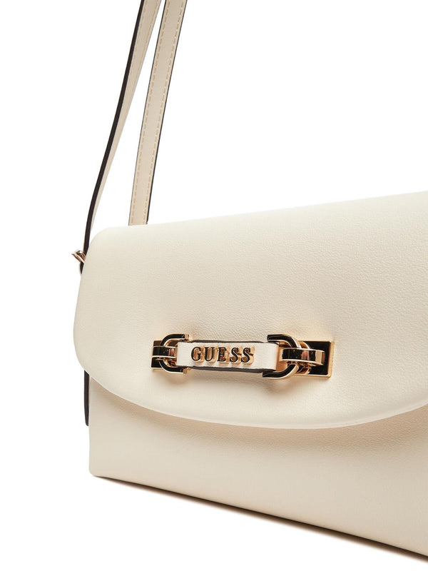 GUESS LEFIA FLAP SHOULDER BAG