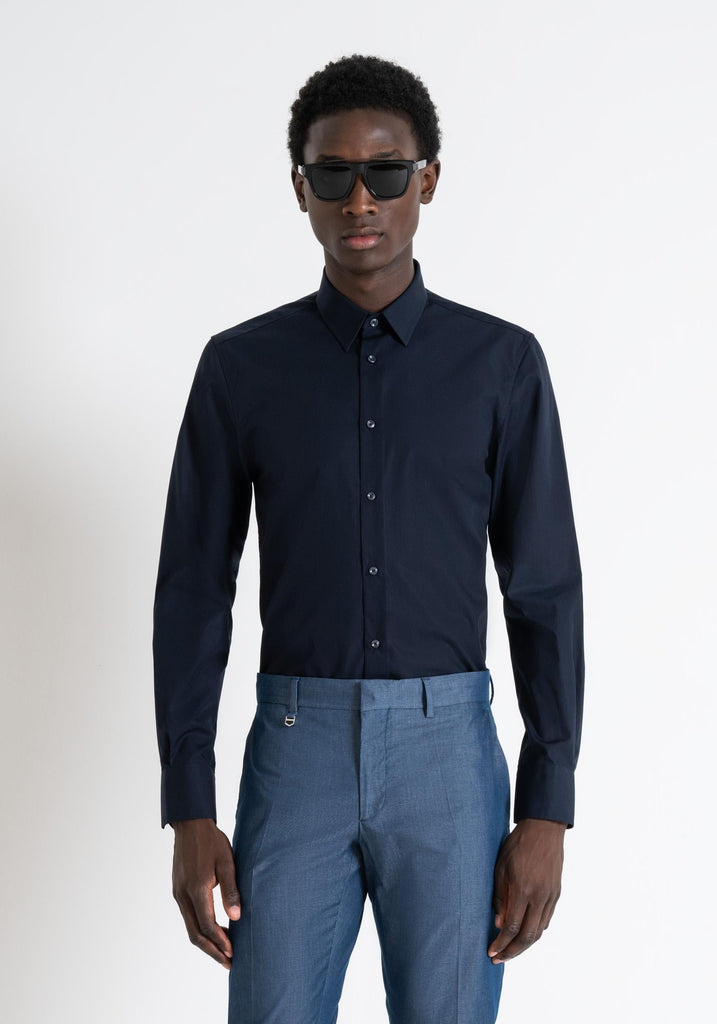 ANTONY MORATO CAMICIA NAPOLI SLIM FIT IN COT
