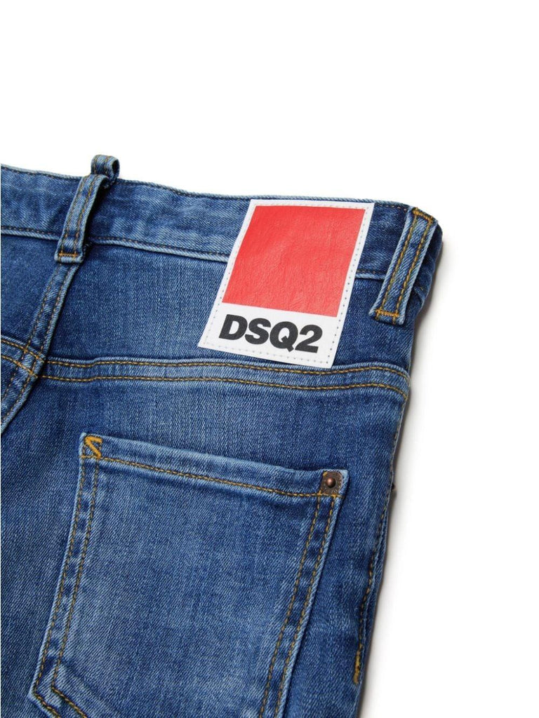 DSQUARED2 JUNIOR D2P118LM SKATER JEAN TROUSERS
