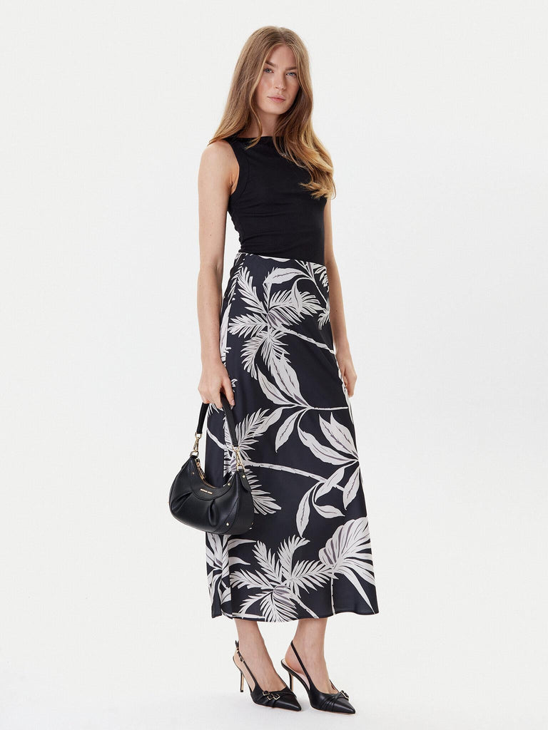 GUESS SIBILLA LONG SATIN SKIRT