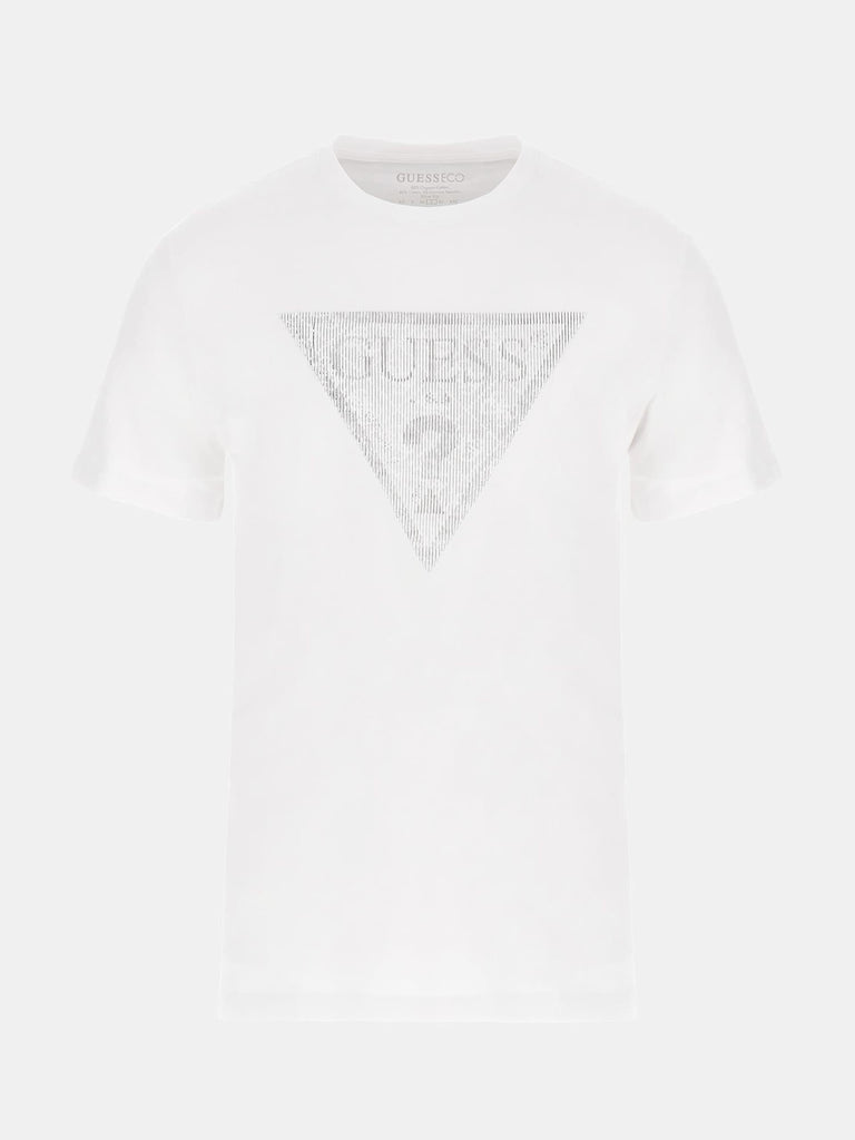 GUESS SS CN SHINY GEL TRIANGLE TEE