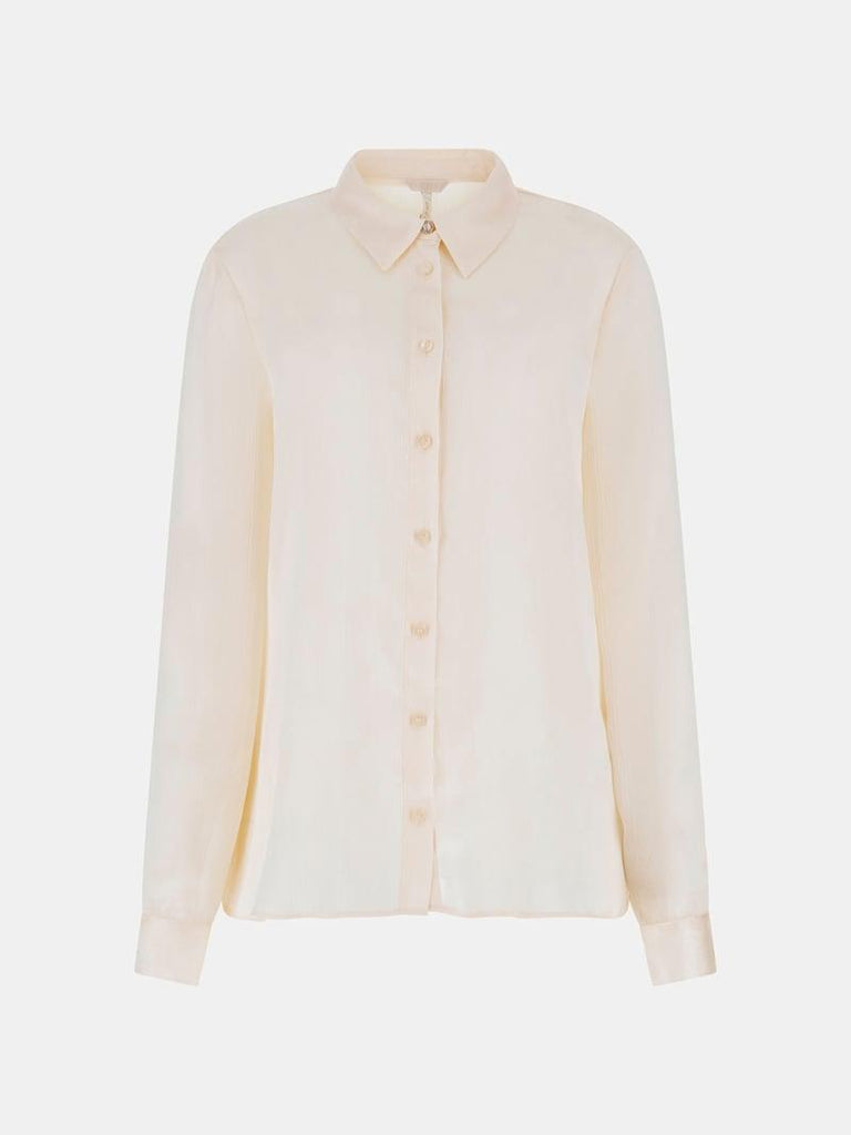GUESS LS MARTHE LOGO SHIRT