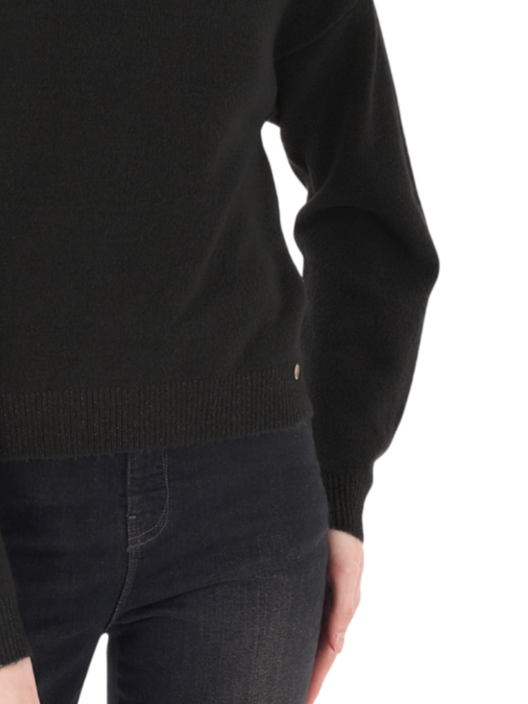 YES ZEE MAGLIA DONNA LUPETTO CROPPED