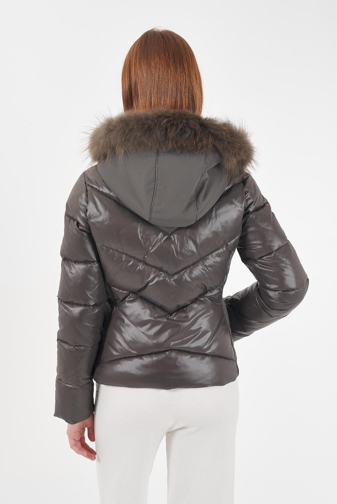 YES ZEE GIUBBINO DONNA TRAPUNTATO CON FINTO GILET STAC.
