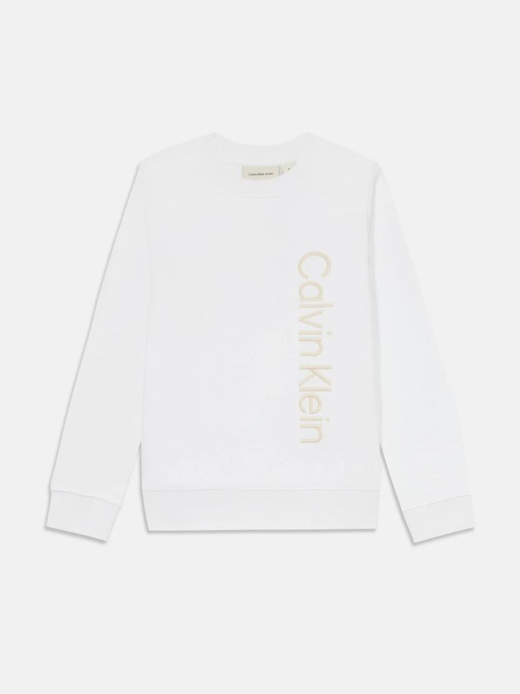 CALVIN KLEIN TERRY SIDE GRAPHIC CN SWEATSHI