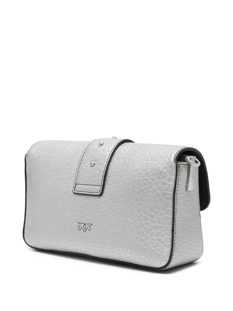 PINKO LOVE ONE MINI SLOUCHY FL PELLE