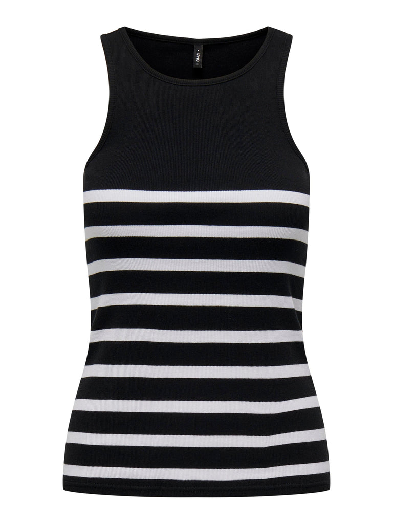ONLY ONLKENYA RIB STRIPE TANK TOP JRS NOOS