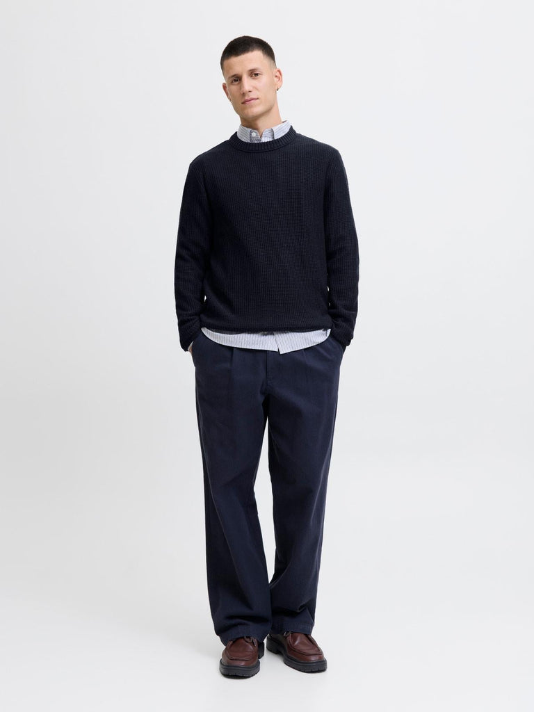 JACK AND JONES JJROY KNIT CREW NECK AW25