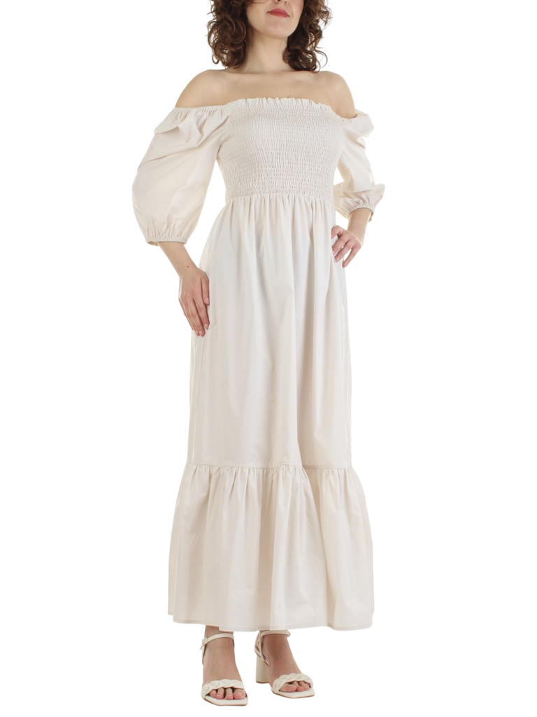 YES ZEE ABITO BOHO DONNA ARRICCIATO CON SPALLE SCOPERTE