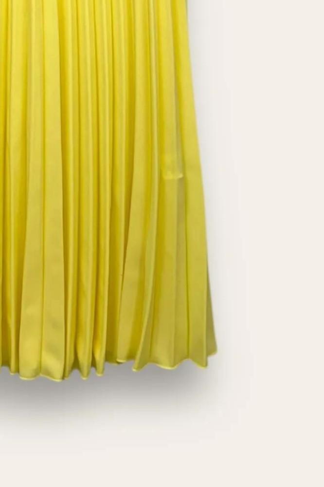 LOVEme Gonna midi plissettata