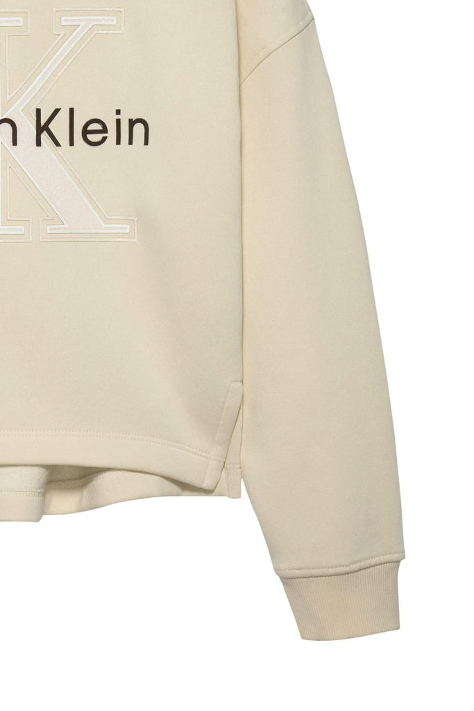 CALVIN KLEIN FESTIVE GRAPHIC FLEECE HOODIE