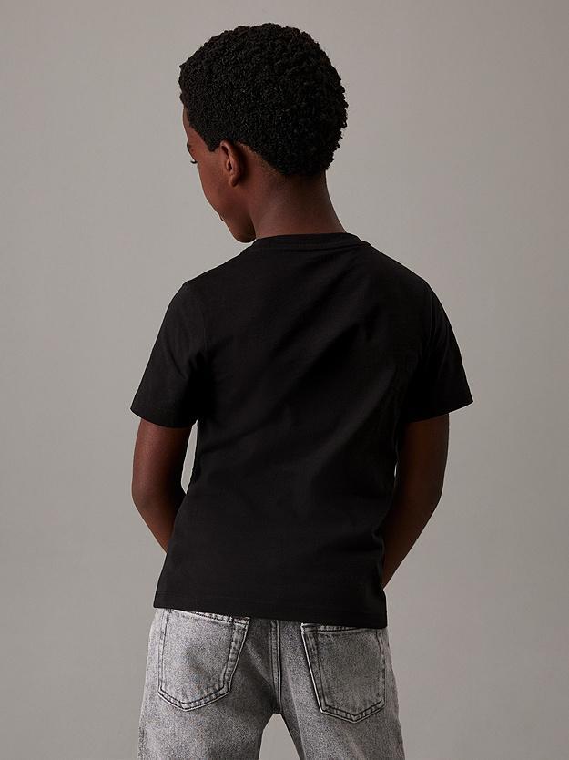 CALVIN KLEIN JEANS GRADIENT FLOCK LOGO SS T-SHIRT