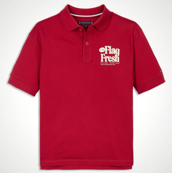 TOMMY HILFIGER FLAG FUN REG POLO SS
