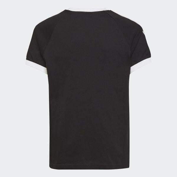 ADIDAS ORIGINALS 3STRIPES TEE        BLACK