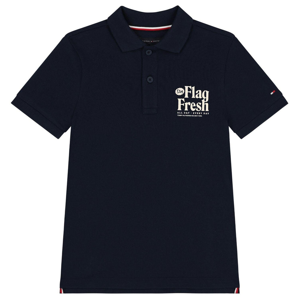 TOMMY HILFIGER FLAG FUN REG POLO SS