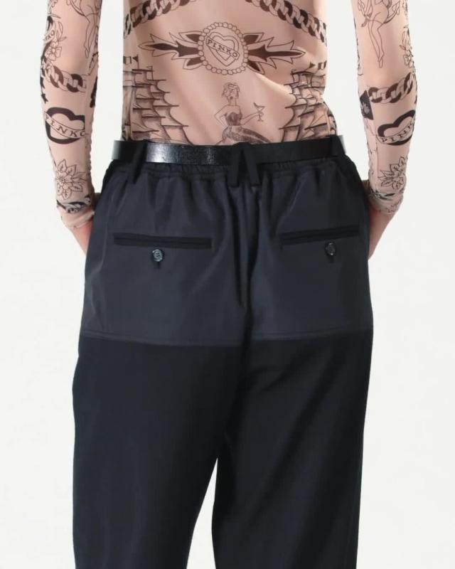 PINKO XENIA PANTALONE FLANELLA DIAGO