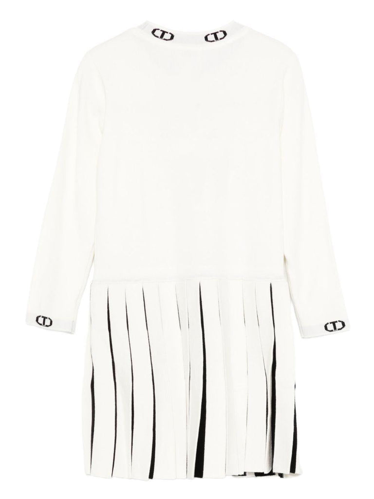 TWINSET ABITO IN MAGLIA CON PIEGHE