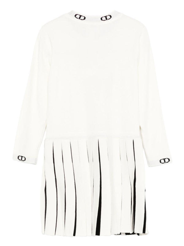 TWINSET ABITO IN MAGLIA CON PIEGHE