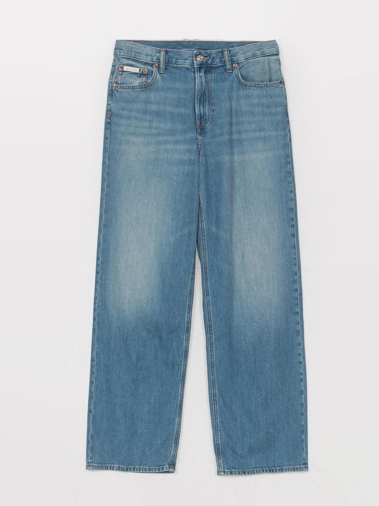 CALVIN KLEIN JEANS LOW RISE BAGGY BLUE