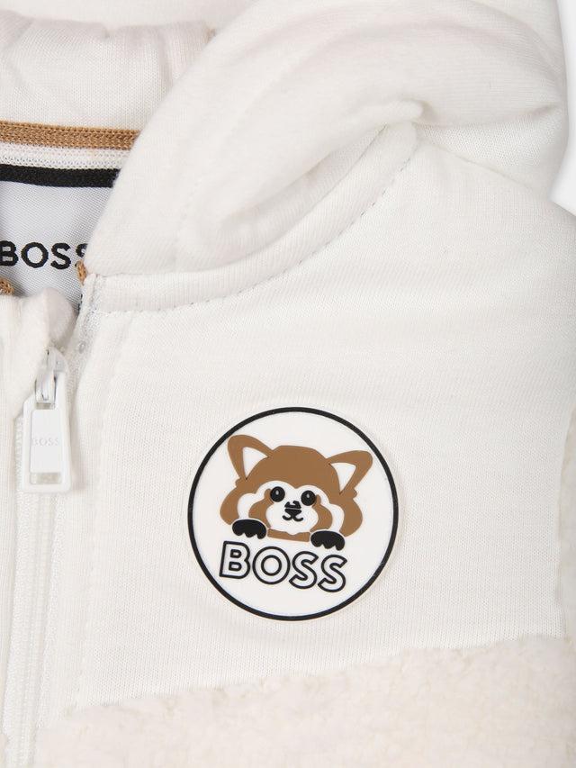 BOSS PAGLIACCETTO CON CAPPUCCIO