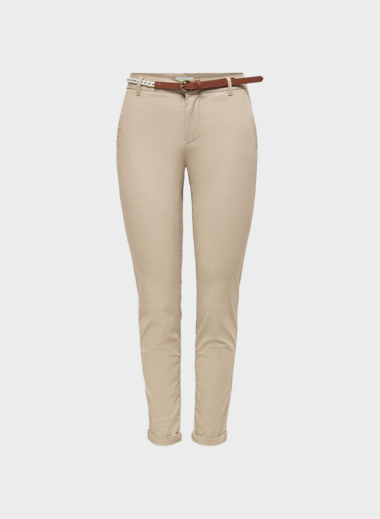 ONLY ONLBIANA MW COTTON BELT CHINO PNT NOOS