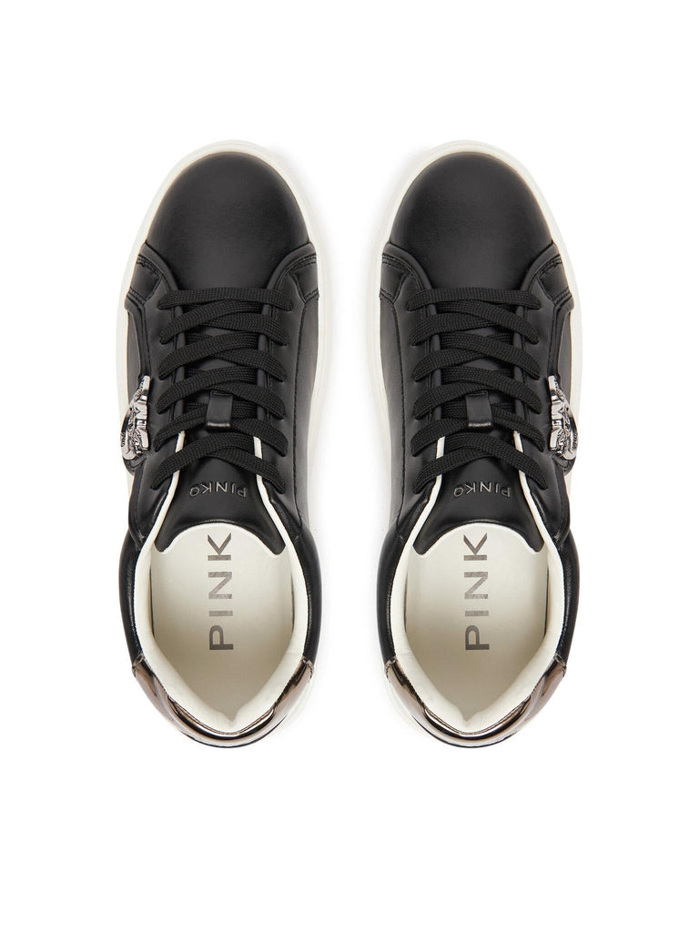 PINKO YOKO 06 - SNEAKER CALF LEATHER/SPREADING