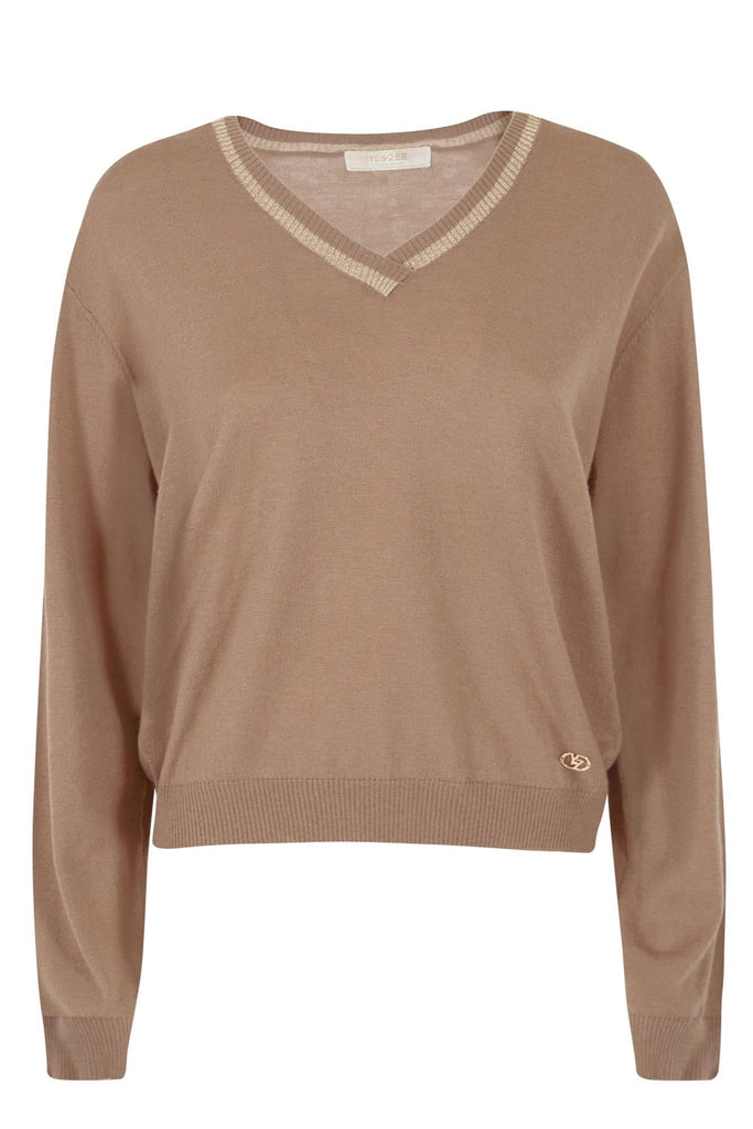 YES ZEE MAGLIA DONNA SCOLLO A V