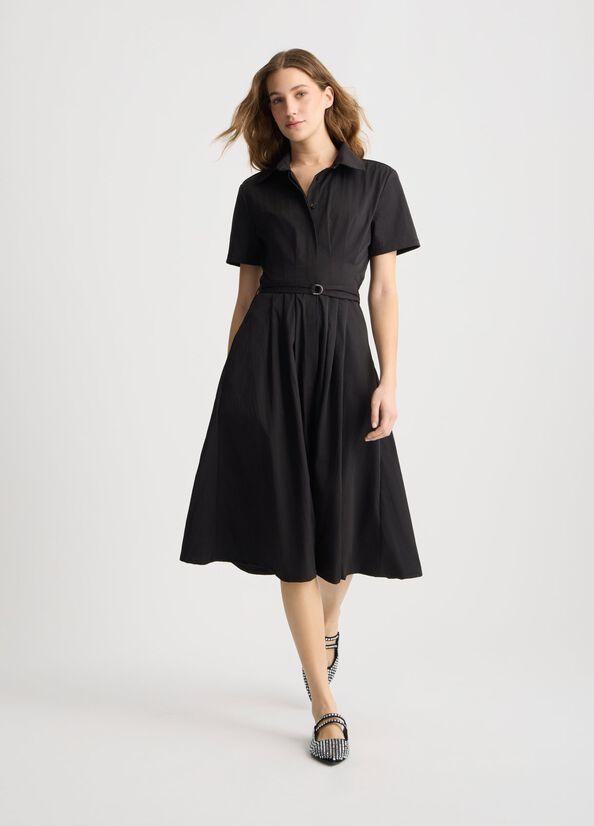 LIU JO ABITO PIEGHE MIDI M/C