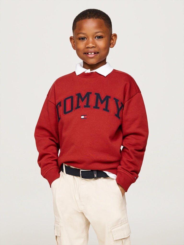 TOMMY HILFIGER VARSITY EMBROIDERY SWEATSHIRT