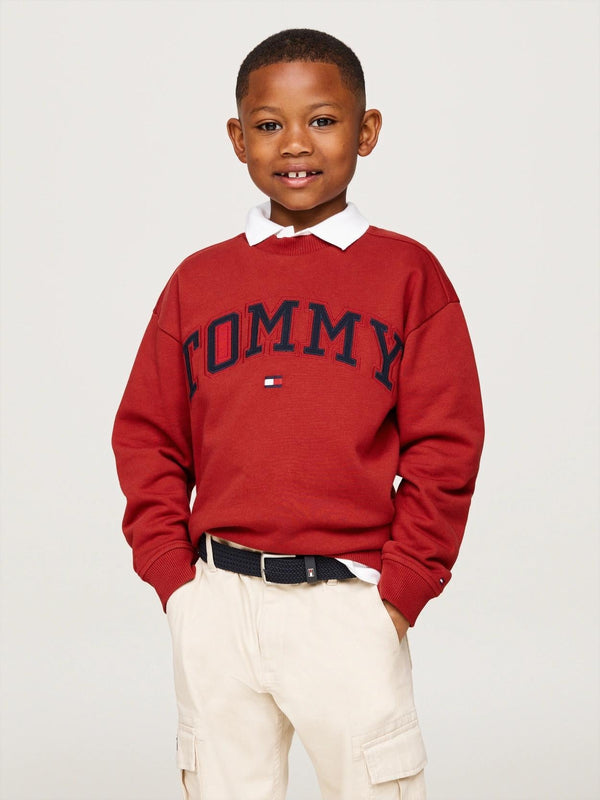 TOMMY HILFIGER VARSITY EMBROIDERY SWEATSHIRT