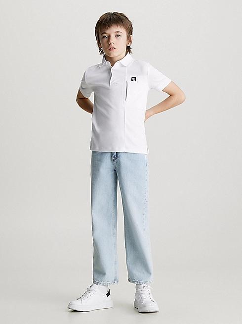 CALVIN KLEIN JEANS CLEAN CUTLINES POLO