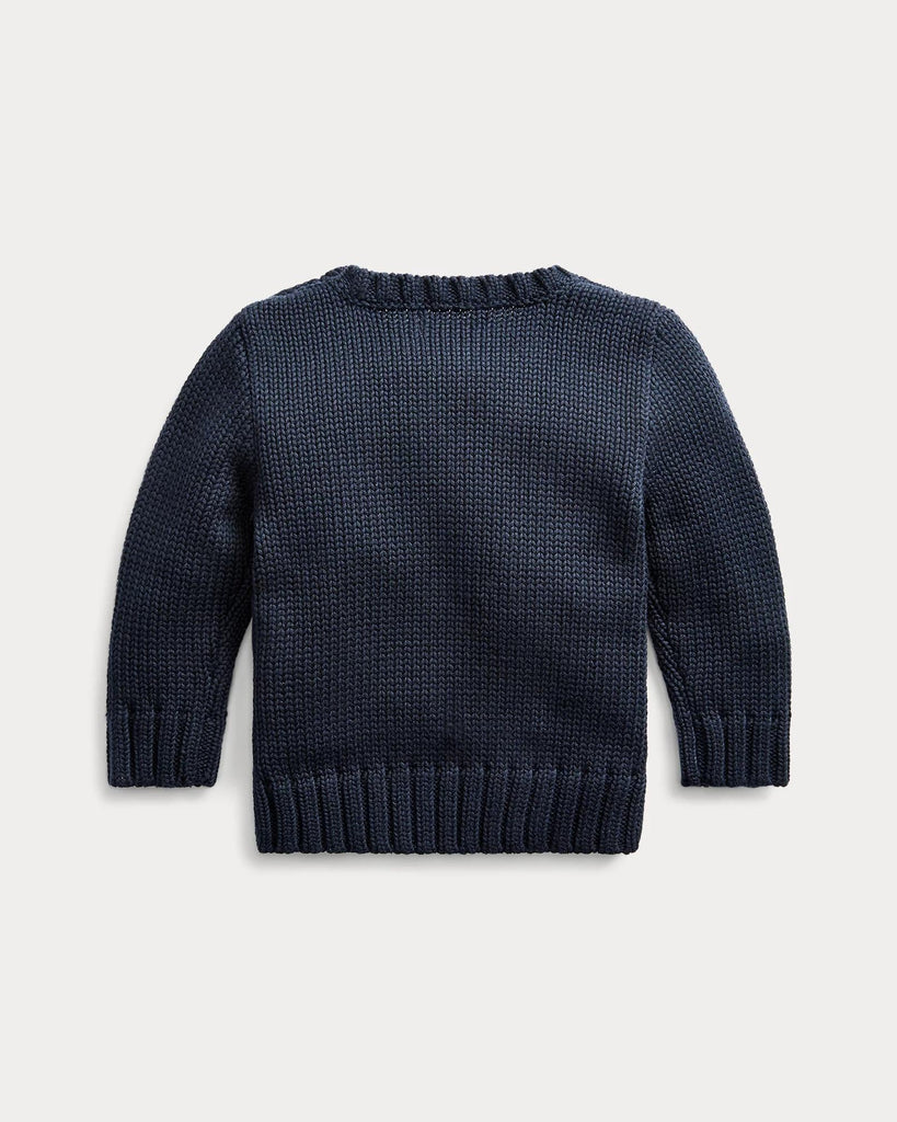 RALPH LAUREN FLAG CN SWTR-TOPS-SWEATER