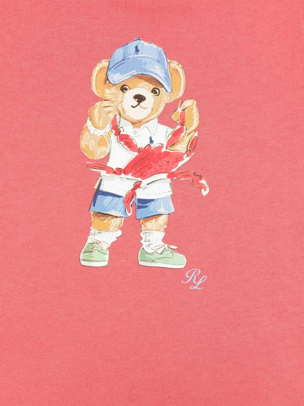 RALPH LAUREN BEAR TEE-KNIT SHIRTS-T-SHIRT