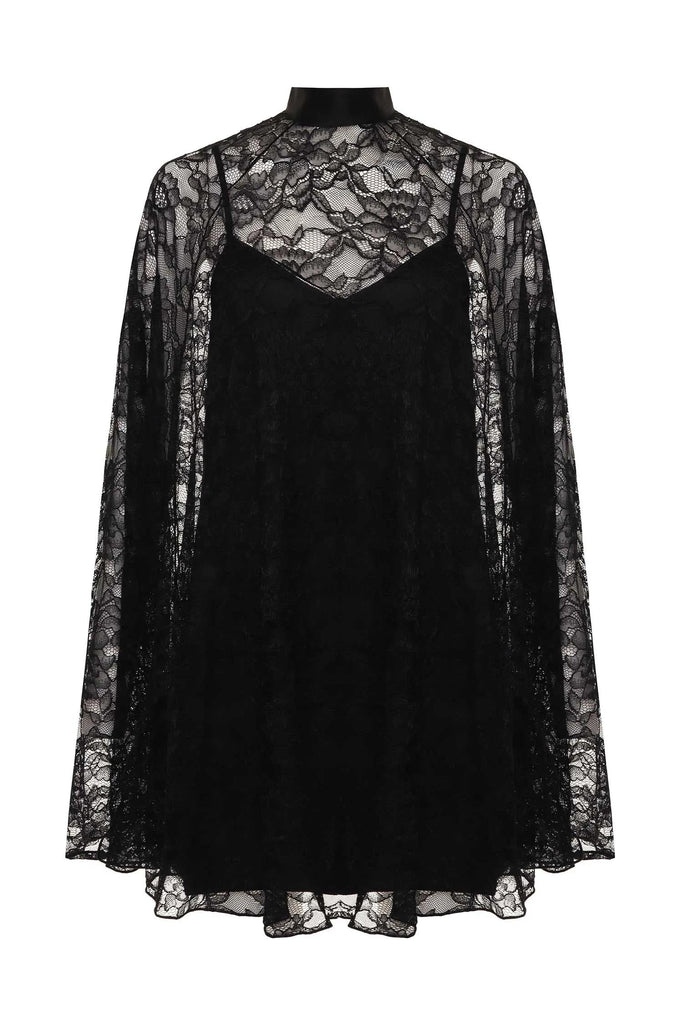 PINKO SCARABEO  ABITO SATIN E PIZZO