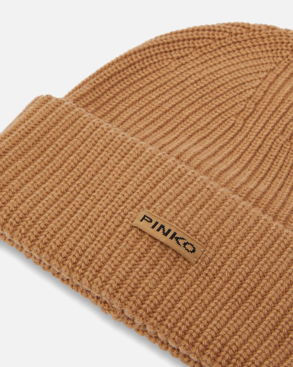 PINKO BOSNIA BEANIE HALF ENGLISH RIB