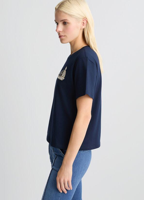 LIU JO T-SHIRT RICAMATA